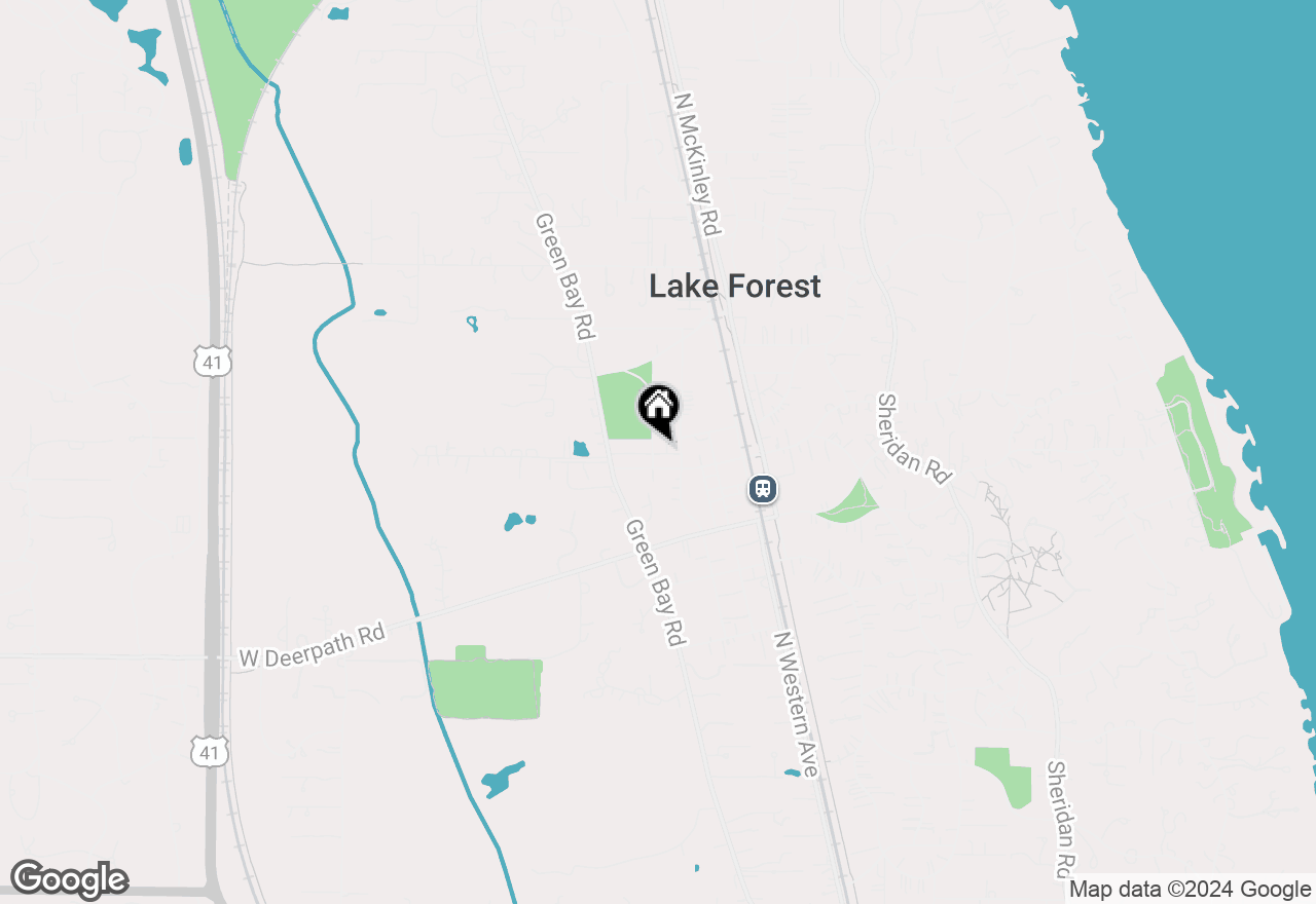 Map of 761 Summit Avenue, Lake Forest, IL 60045