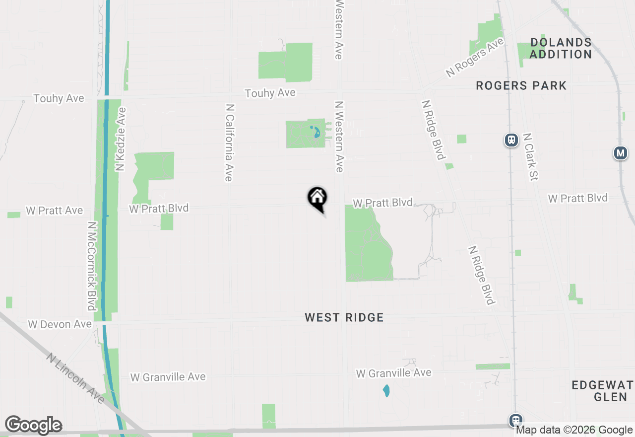 Map of 6729 N Campbell Avenue, Chicago, IL 60645