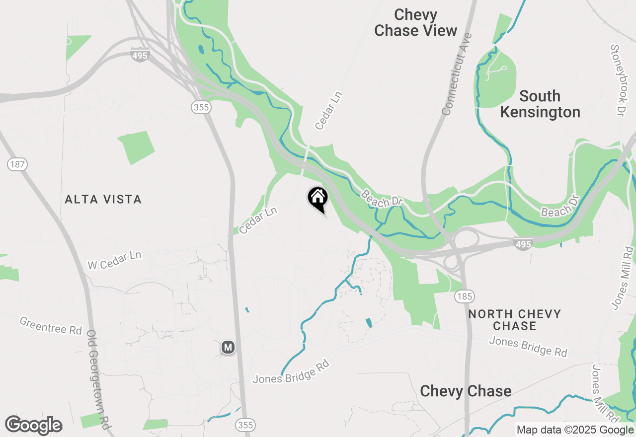 Map of 4510 Gretna Street, Bethesda, MD 20814