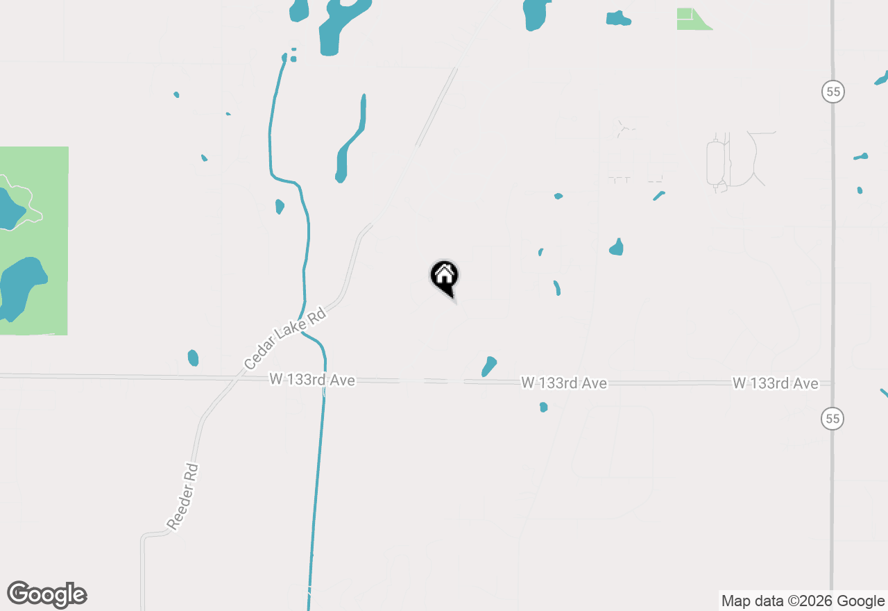 Map of 2145 Copper Creek Drive, Crown Point, IN 46307