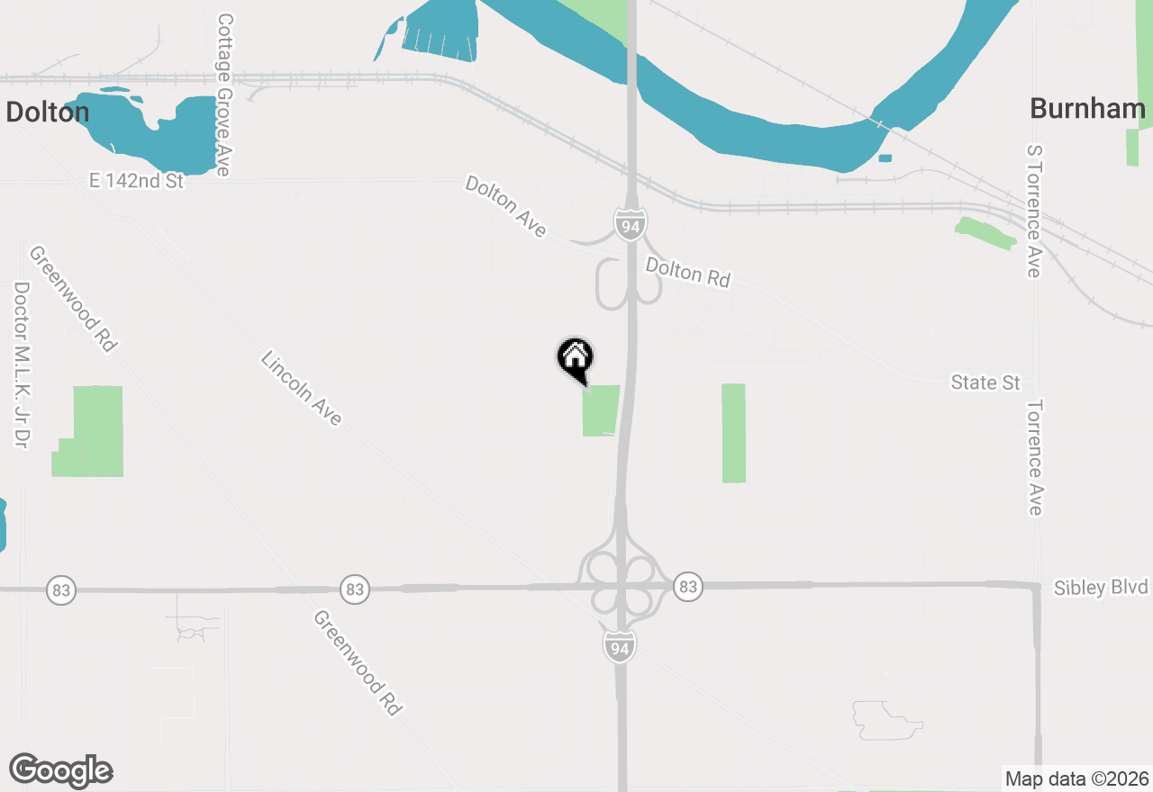 Map of 14610 Blackstone Avenue, Dolton, IL 60419