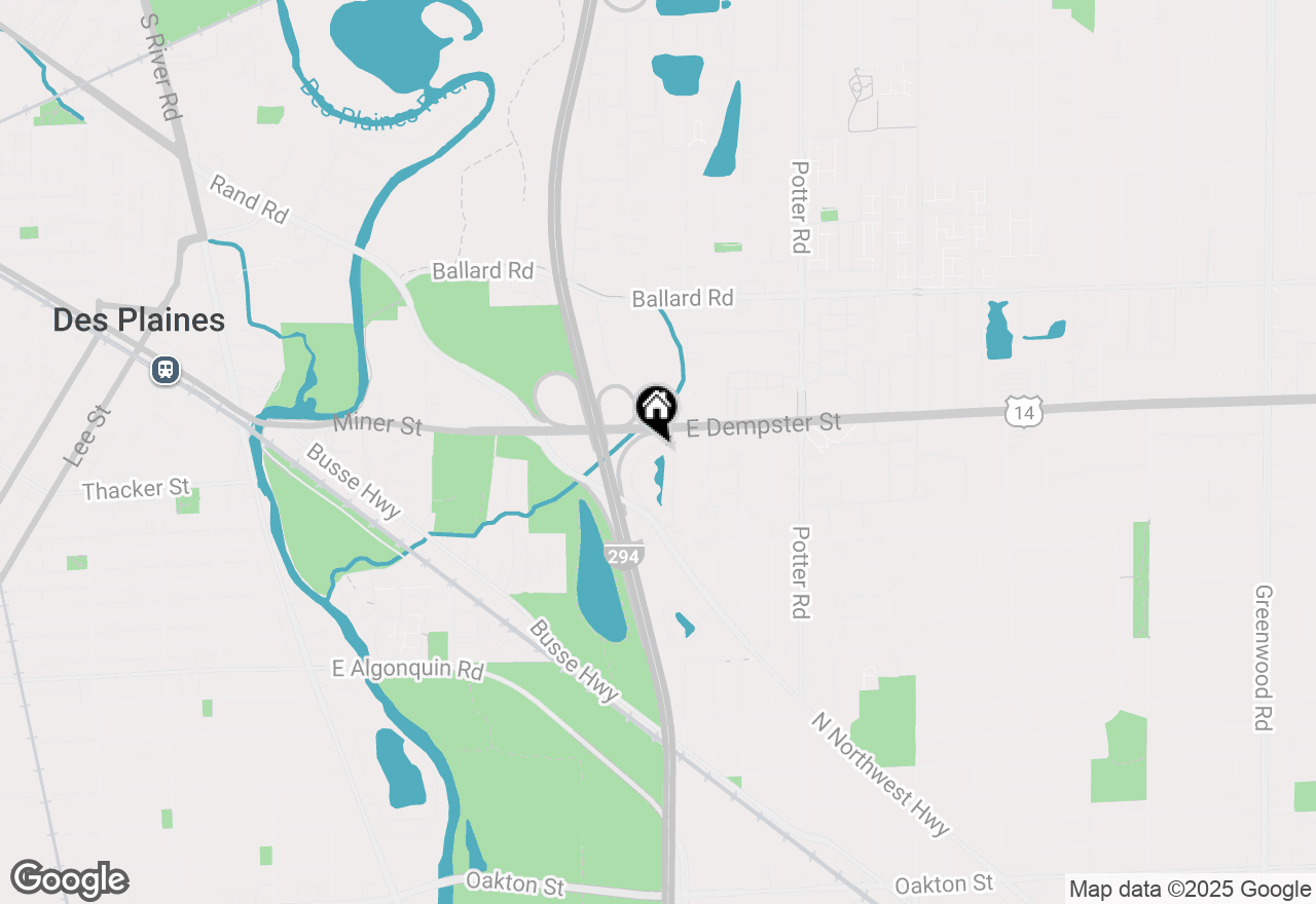 Map of 1761 Pavilion Way #506, Park Ridge, IL 60068