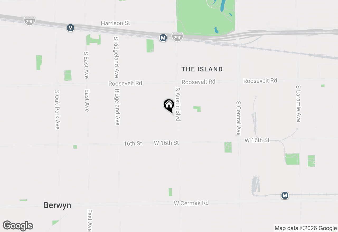 Map of 1414 S 60th Court, Cicero, IL 60804