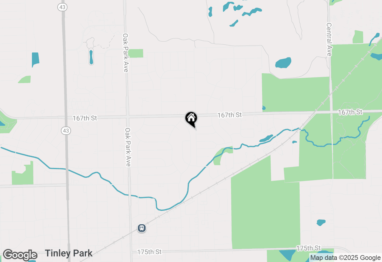 Map of 16759 Forest View Drive, Tinley Park, IL 60477