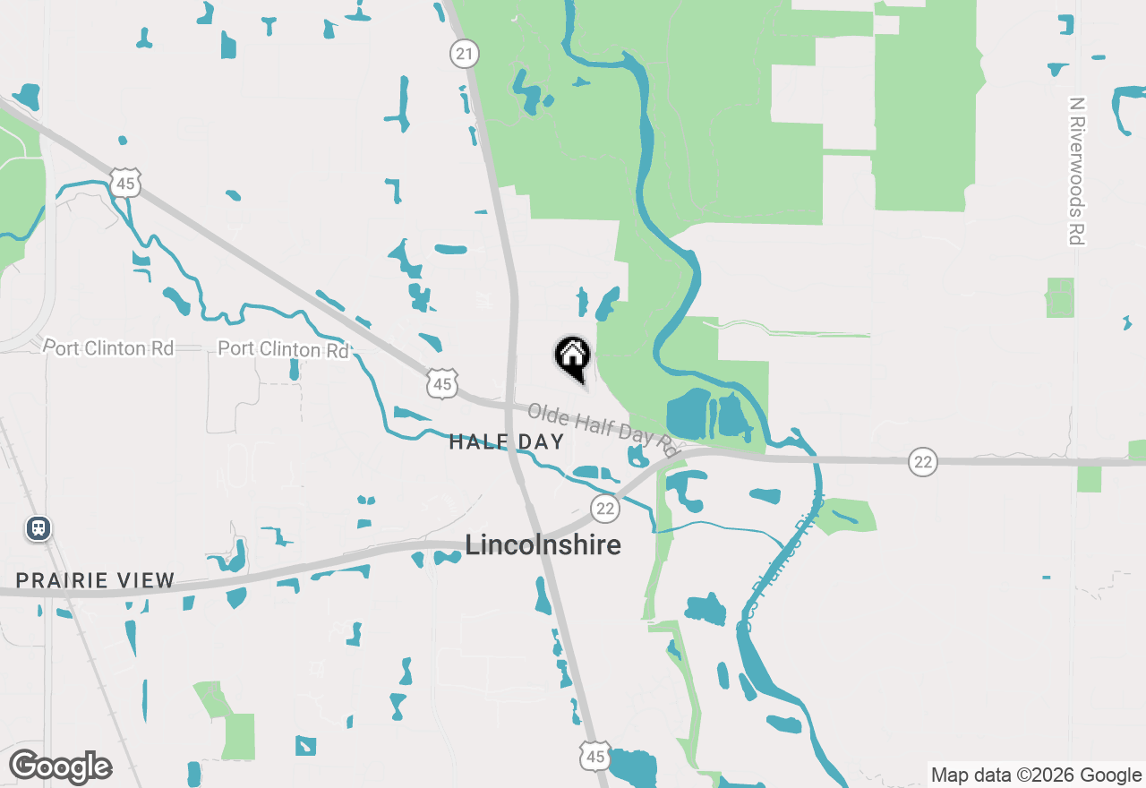 Map of 445 Village Green Court #301, Lincolnshire, IL 60069