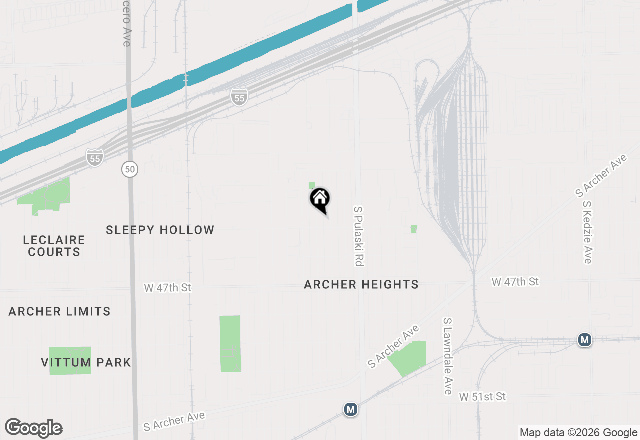 Map of 4445 S Kedvale Avenue, Chicago, IL 60632