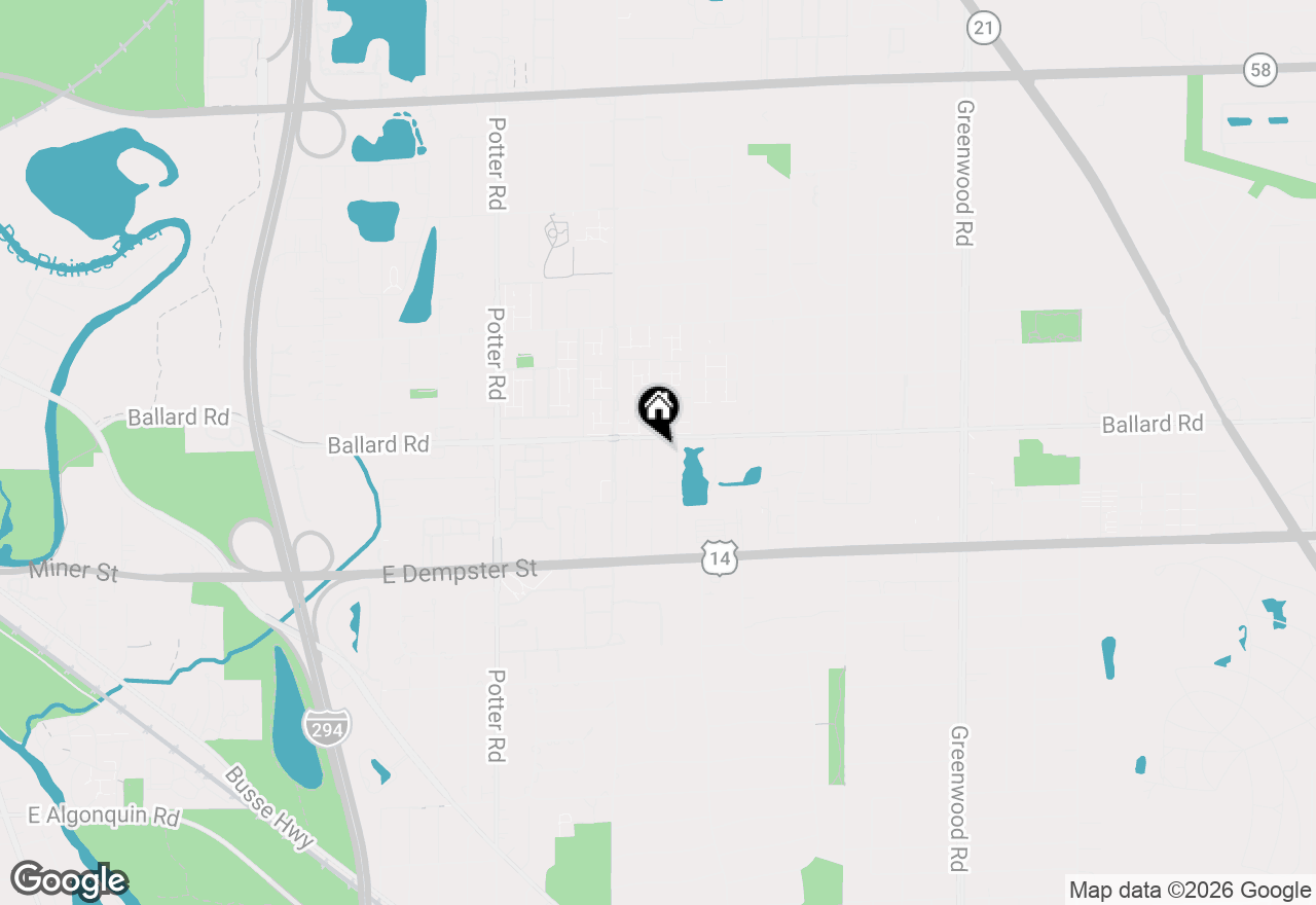 Map of 8945 Robin Drive, Des Plaines, IL 60016