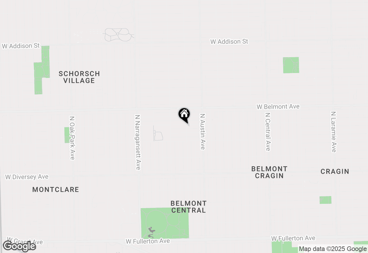 Map of 6107 W Barry Avenue, Chicago, IL 60634