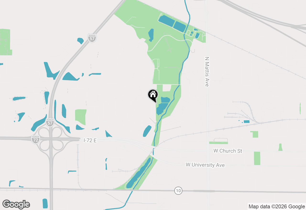 Map of 2515 Clayton Boulevard, Champaign, IL 61822
