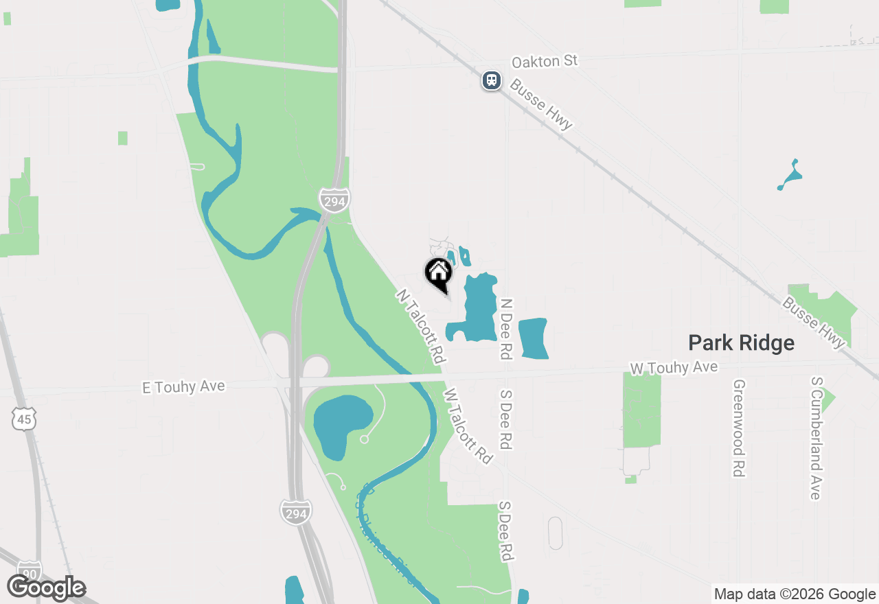 Map of 44 Park Lane #232, Park Ridge, IL 60068