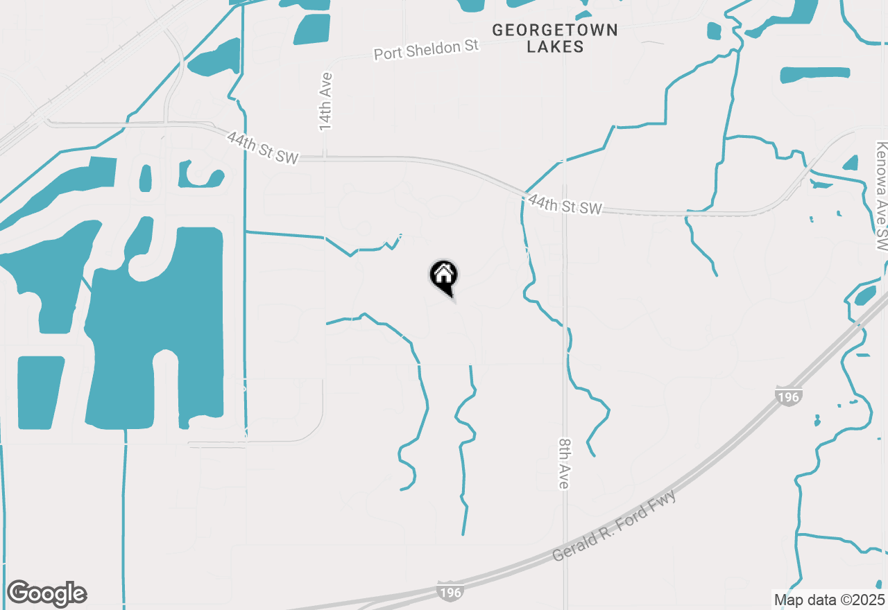 Map of 1110 Castlebay Way #14, Hudsonville, MI 49426