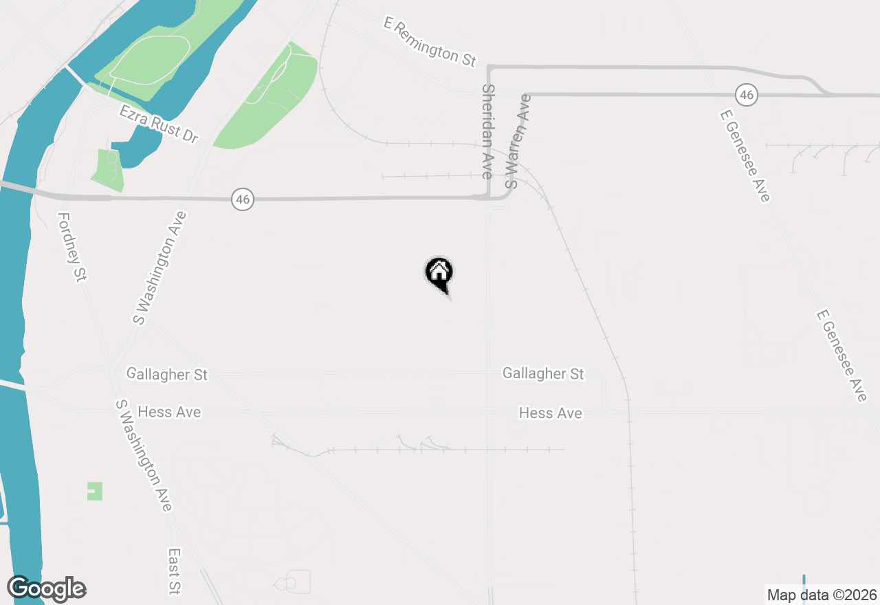 Map of 2313 Glenwood Avenue, Saginaw, MI 48601