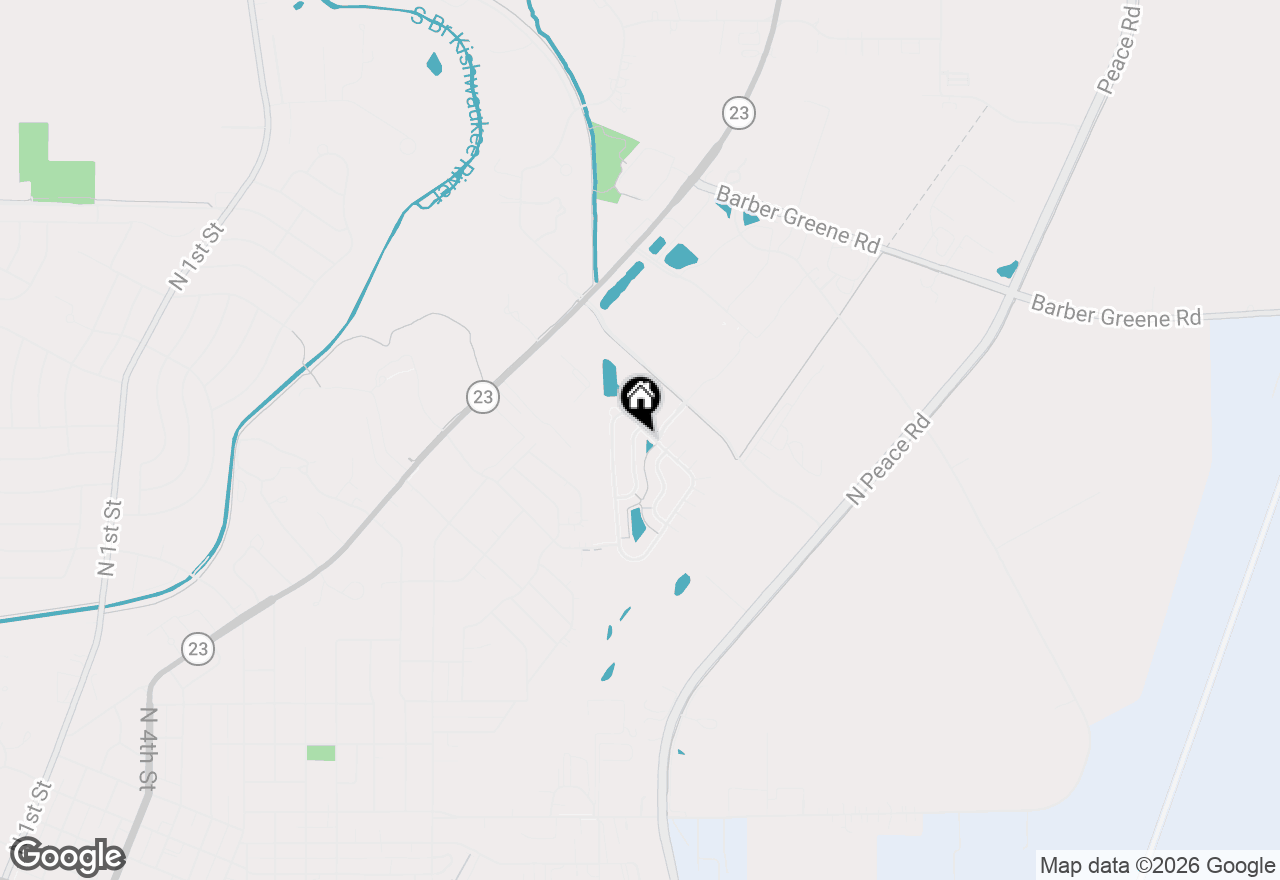 Map of 1532 Legacy Drive #4, Dekalb, IL 60115