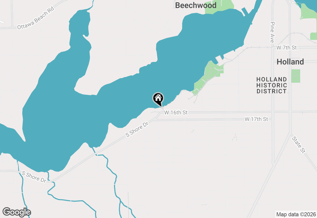 Map of 543 Macatawa Avenue, Holland, MI 49423