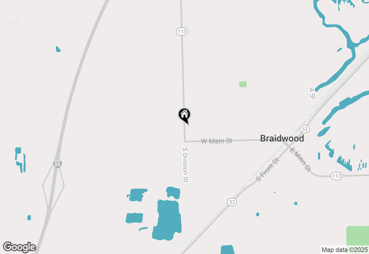 Map of 165 N Division Street, Braidwood, IL 60408