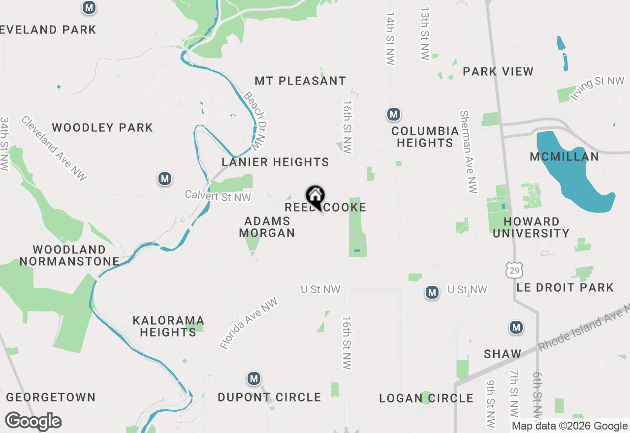 Map of 2412 17th Street Nw #305, Washington, DC 20009
