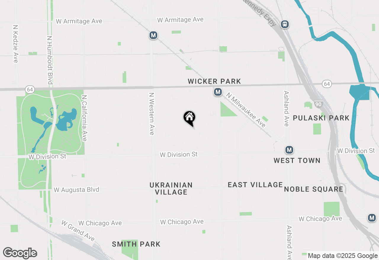 Map of 2151 W Evergreen Avenue #103, Chicago, IL 60622