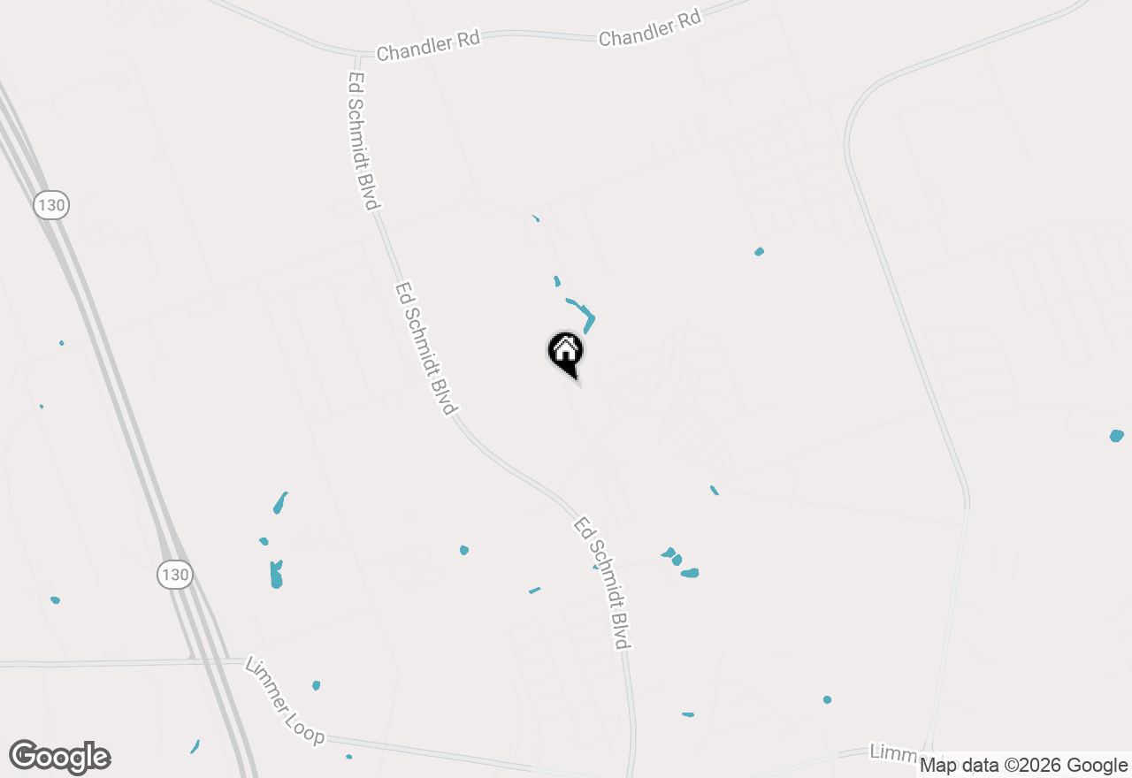 Map of 109 Stinchcomb Rd, Hutto, TX 78634