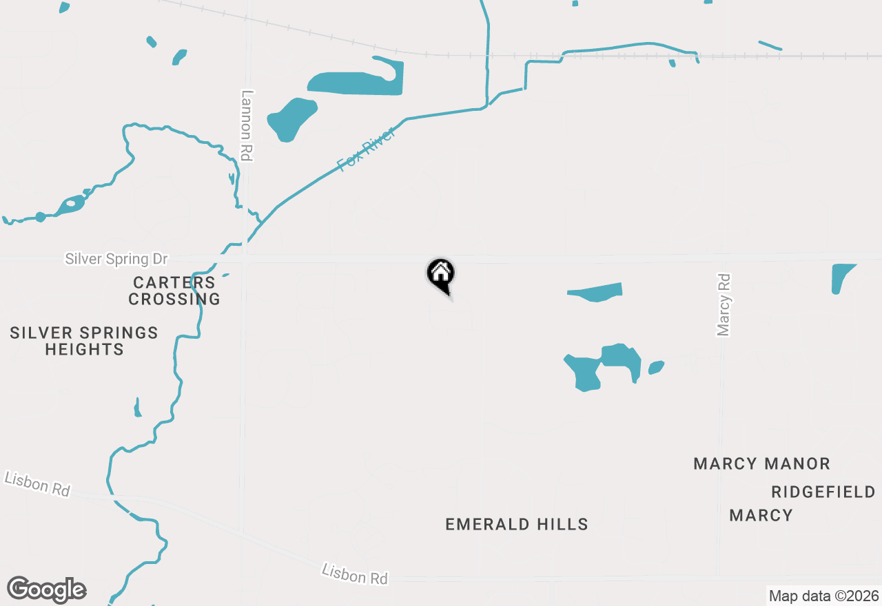 Map of W192N5472 Red Crown Ln, Menomonee Falls, WI 53051