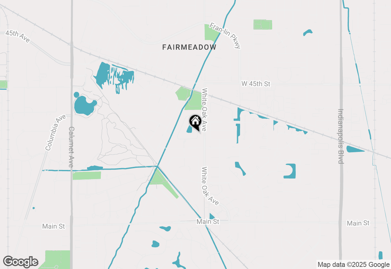 Map of 1533 Park West Circle, Munster, IN 46321