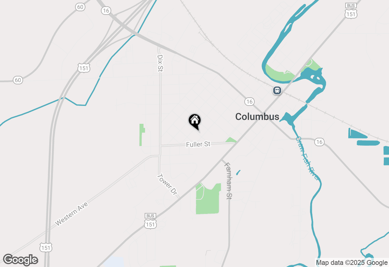 Map of 449 Selden Street, Columbus, WI 53925