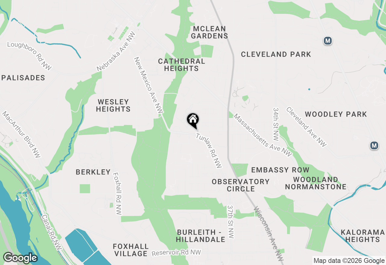 Map of 3901 Tunlaw Road Nw #401, Washington, DC 20007