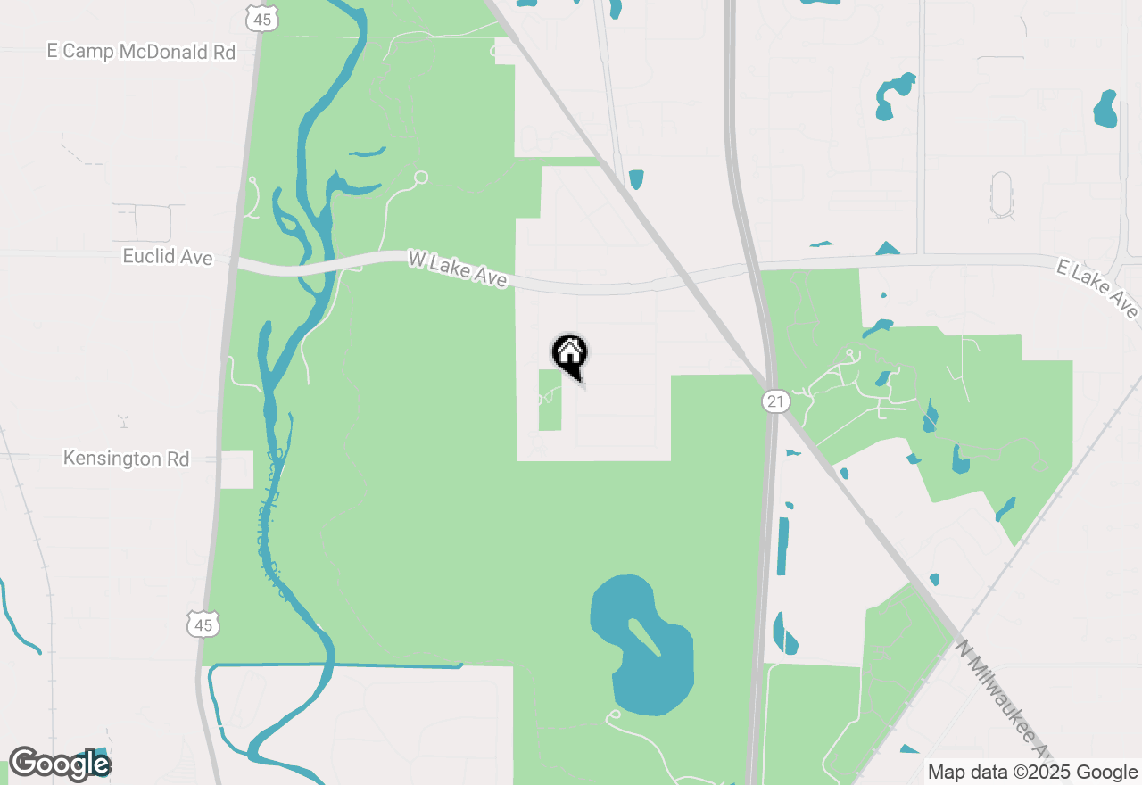 Map of 1520 Magnolia Street, Glenview, IL 60025