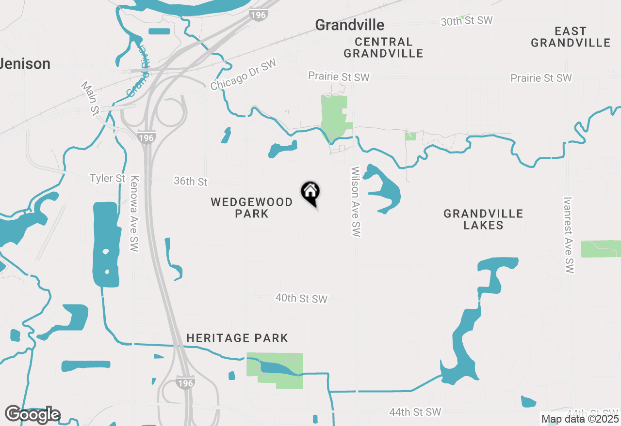 Map of 3693 Blackfoot Court Sw, Grandville, MI 49418