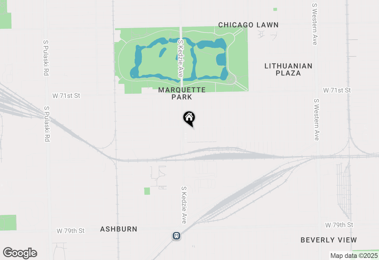 Map of 7308 S Troy Street, Chicago, IL 60629