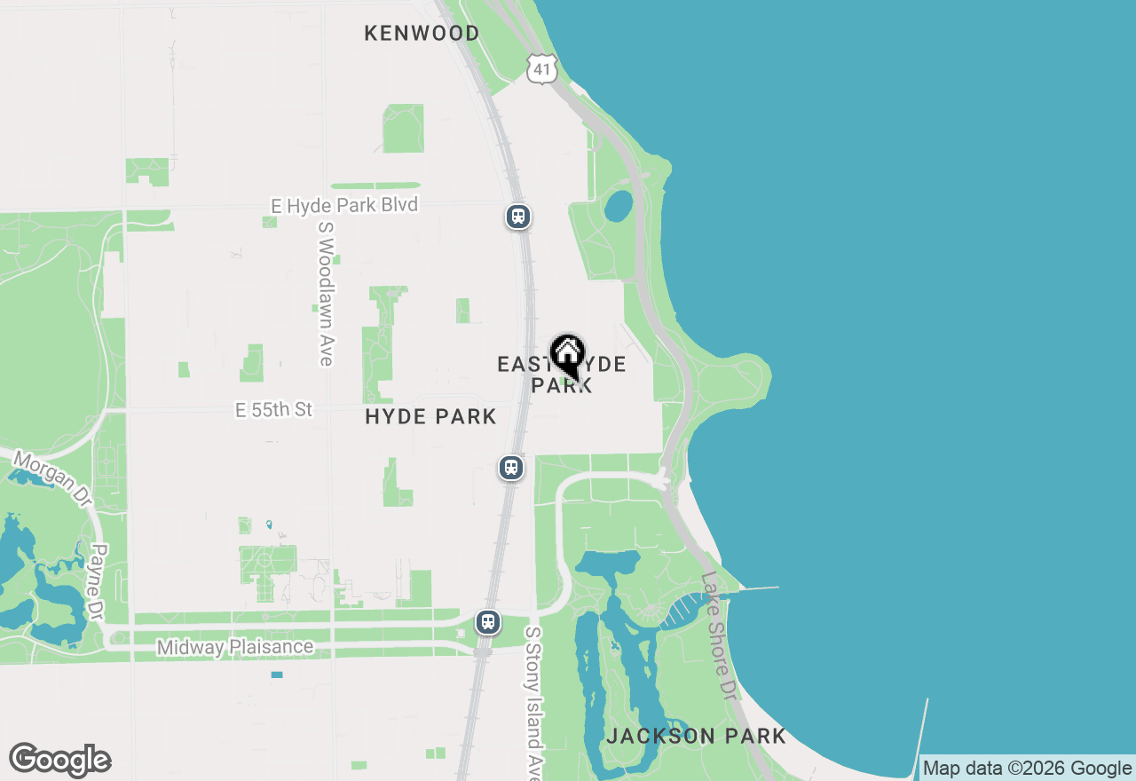 Map of 5487 S Cornell Avenue #3, Chicago, IL 60615