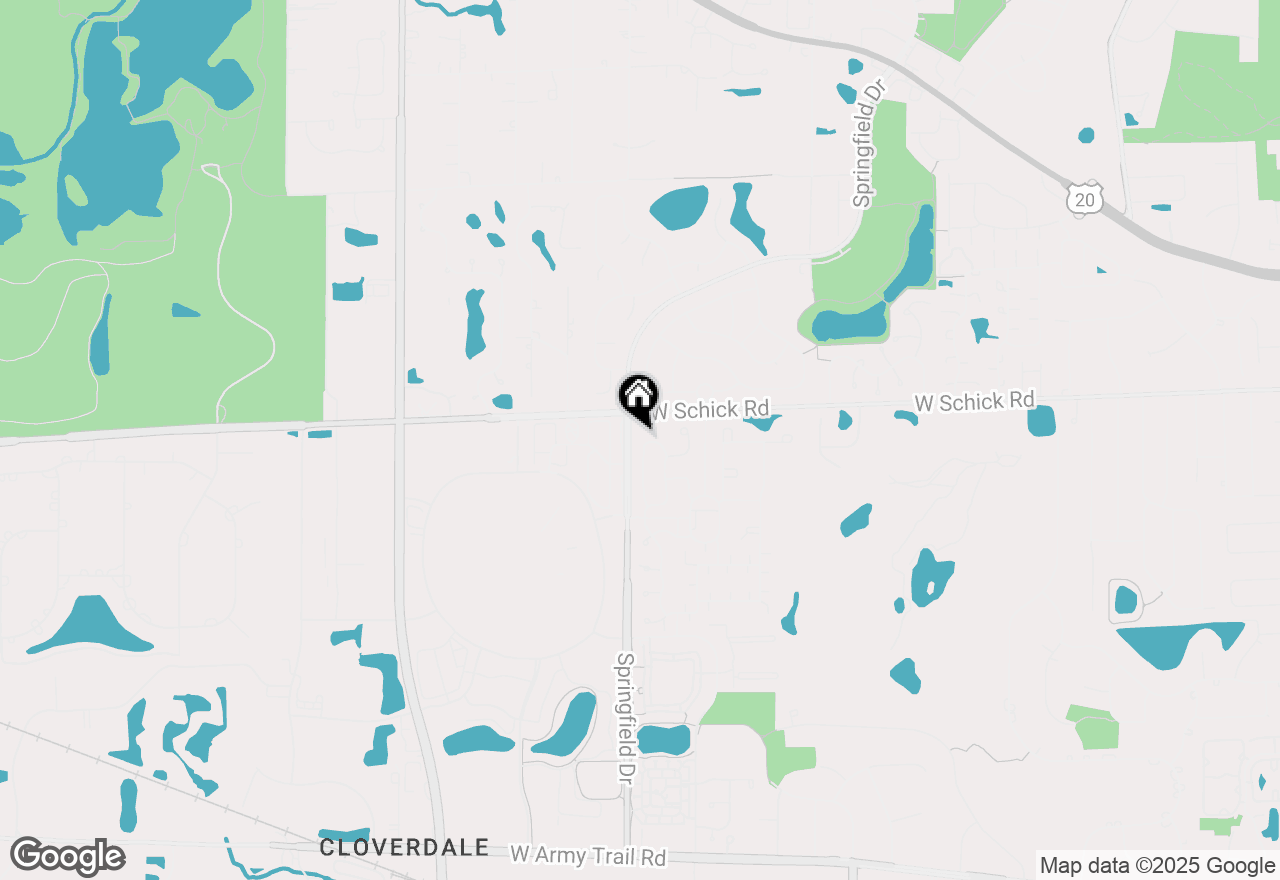 Map of 178 Springdale Lane, Bloomingdale, IL 60108