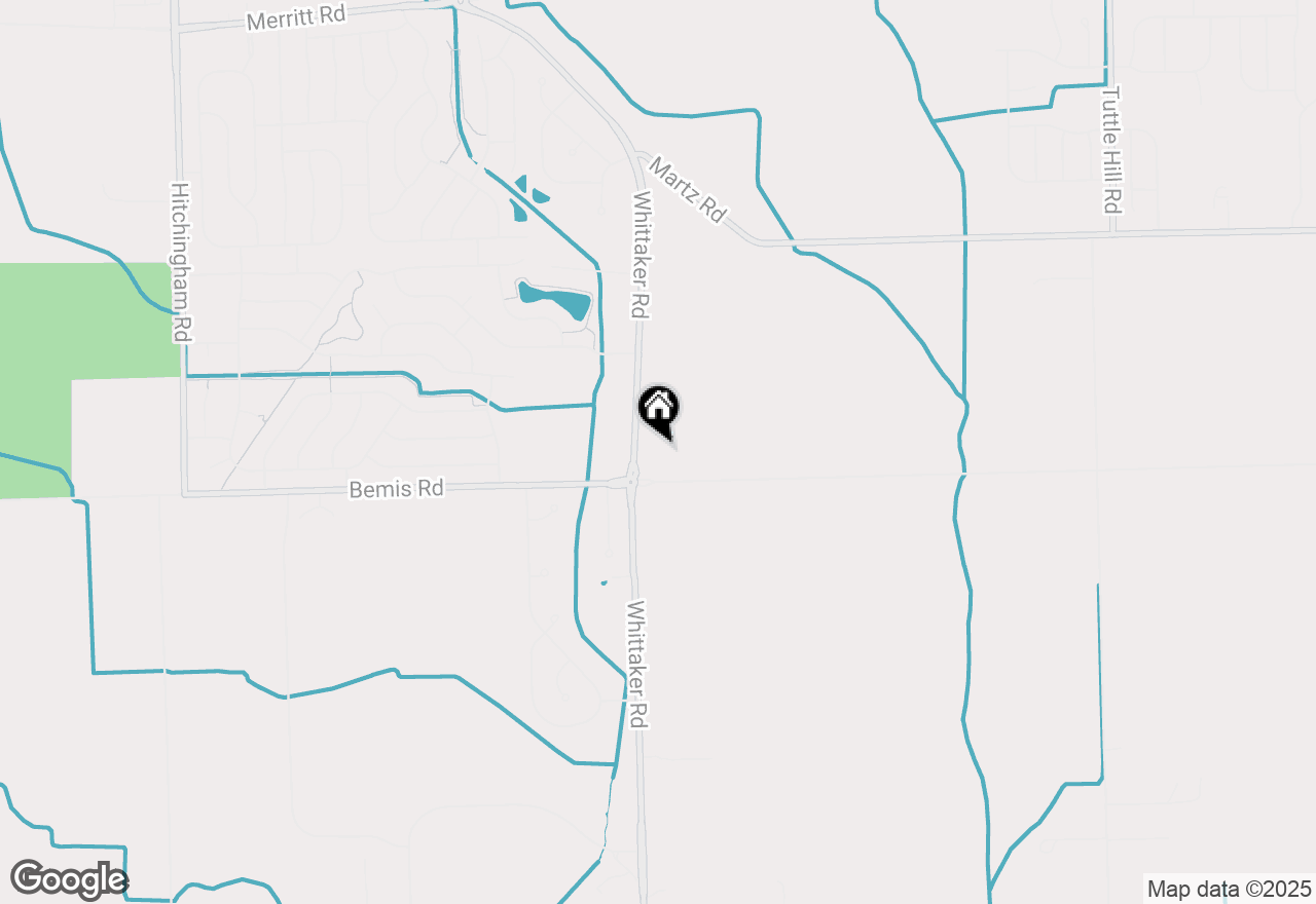 Map of 7905 Whittaker Road, Ypsilanti, MI 48197