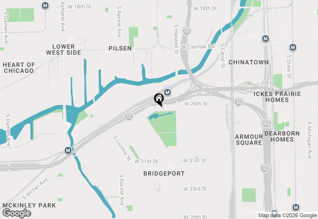 Map of (Address confidential), Chicago, Illinois 60608
