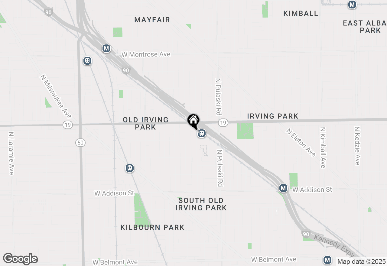 Map of 3918 N Kedvale Avenue #GN, Chicago, IL 60641