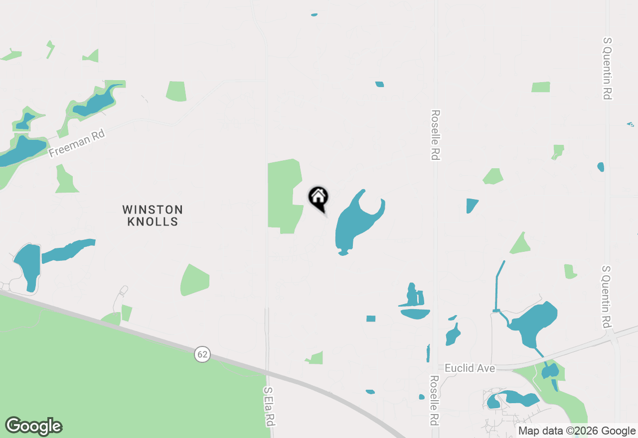 Map of 1846 Clover Drive, Inverness, IL 60067