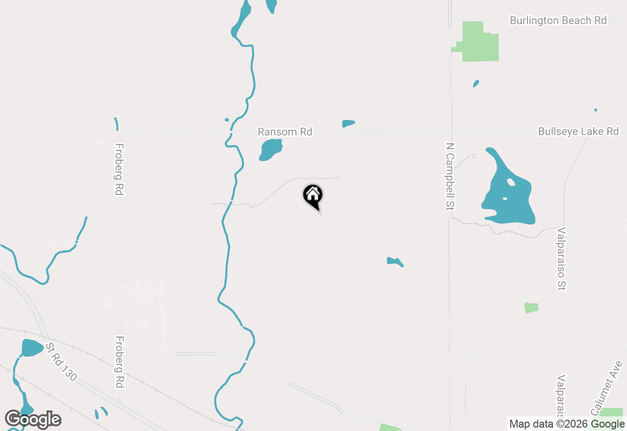 Map of 2900 Whispering Brook Lane, Valparaiso, IN 46385