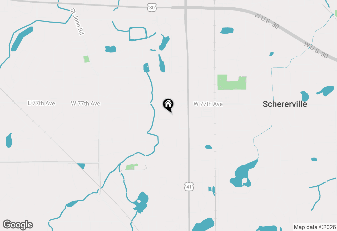 Map of 2428 Winesap Street, Schererville, IN 46375