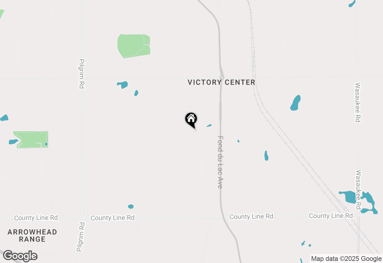 Map of N101W14335 Huckleberry Ct, Germantown, WI 53022