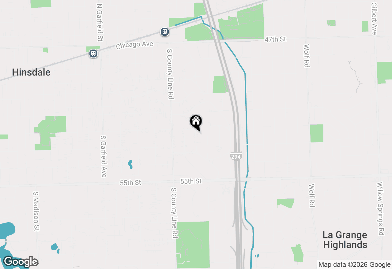 Map of 746 Mckinley Lane, Hinsdale, IL 60521