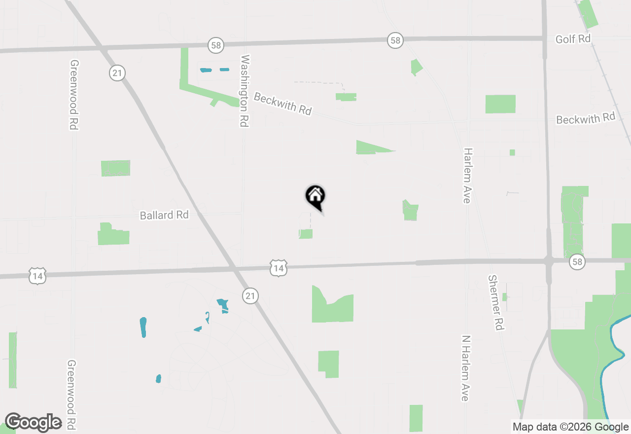 Map of 8936 Ozark Avenue, Morton Grove, IL 60053