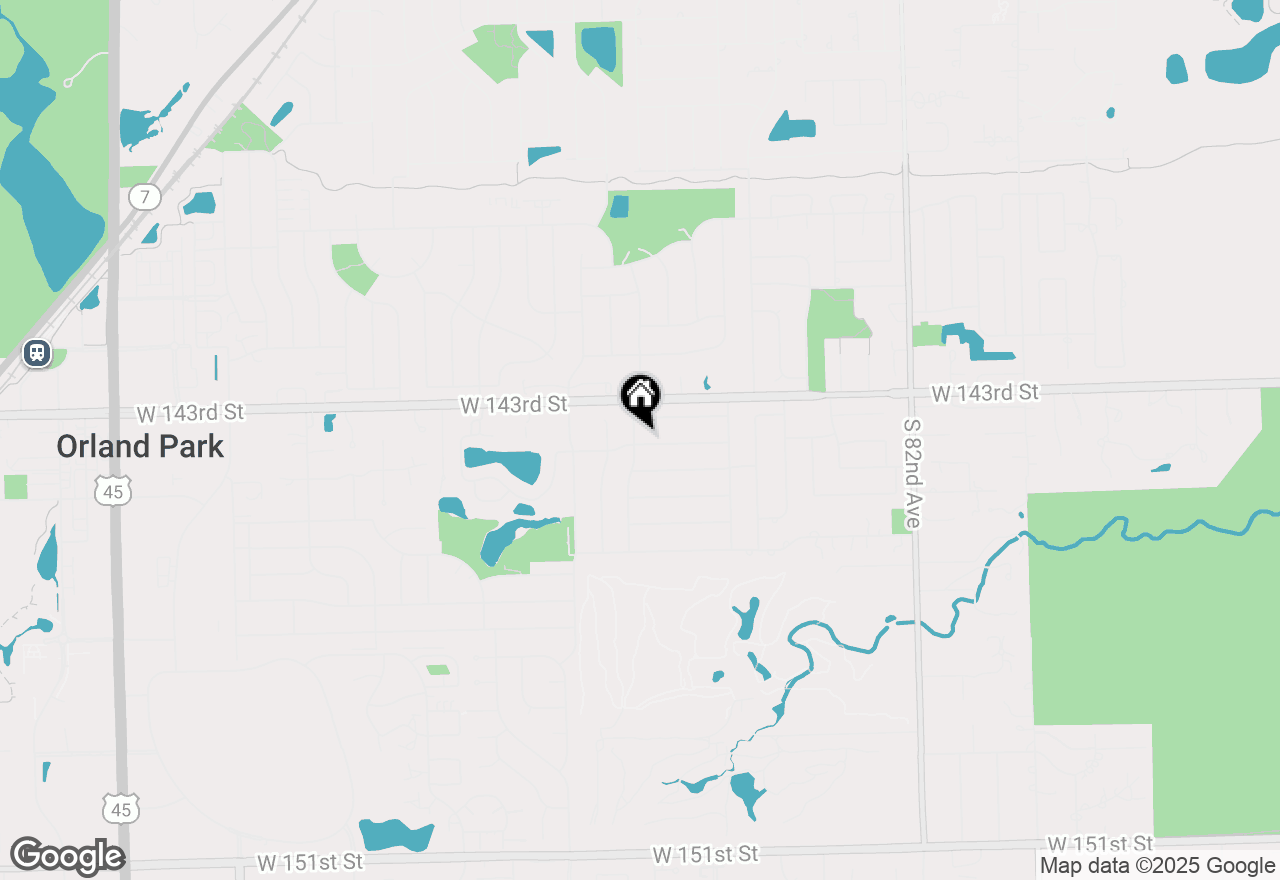 Map of 14345 S 87th Avenue, Orland Park, IL 60462