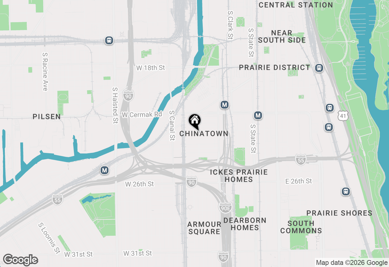 Map of 313 W 23rd Street #403, Chicago, IL 60616