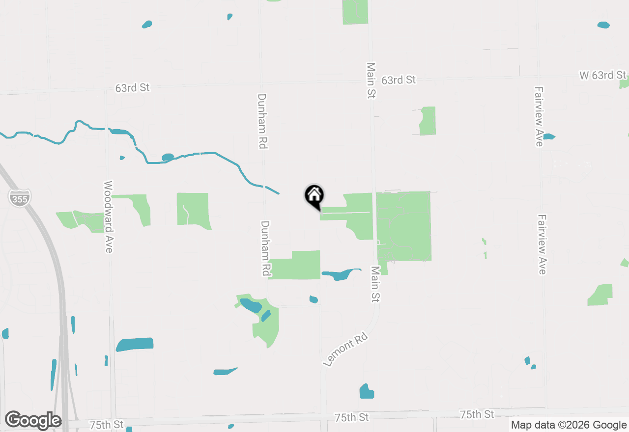 Map of (Address confidential), Downers Grove, Illinois 60516