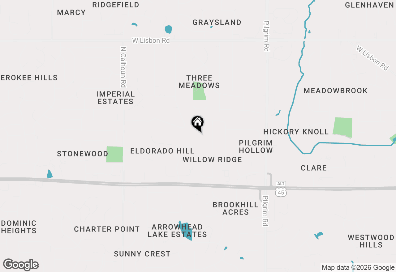 Map of 4265 N 163rd St, Brookfield, WI 53005