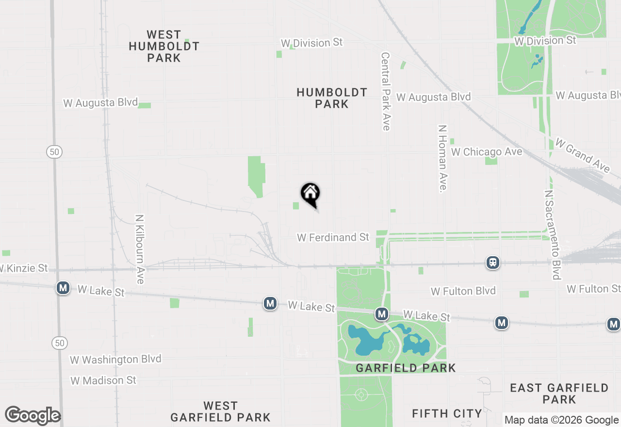 Map of 547 N Springfield Avenue, Chicago, IL 60624