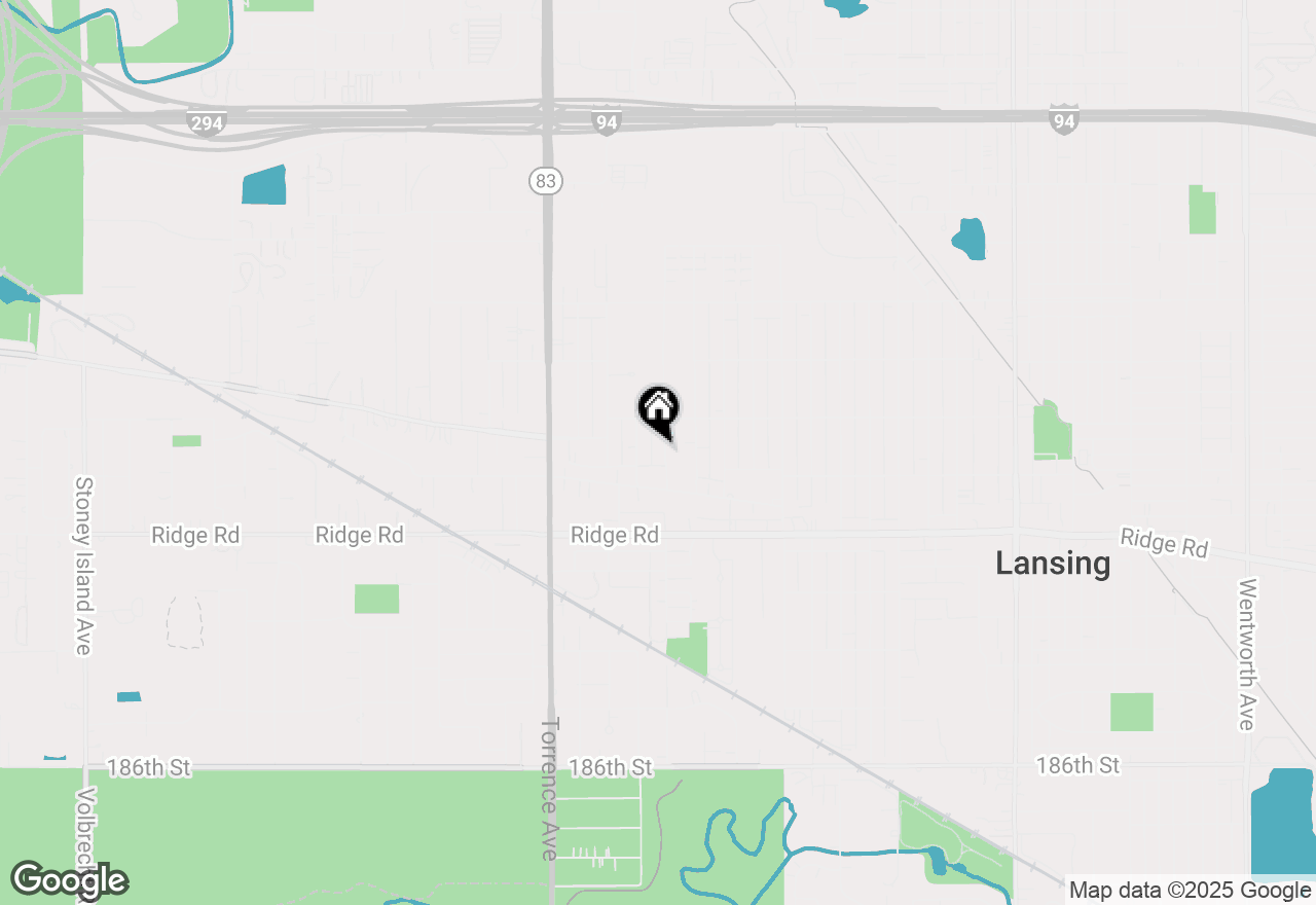 Map of 18036 Oakley Avenue, Lansing, IL 60438