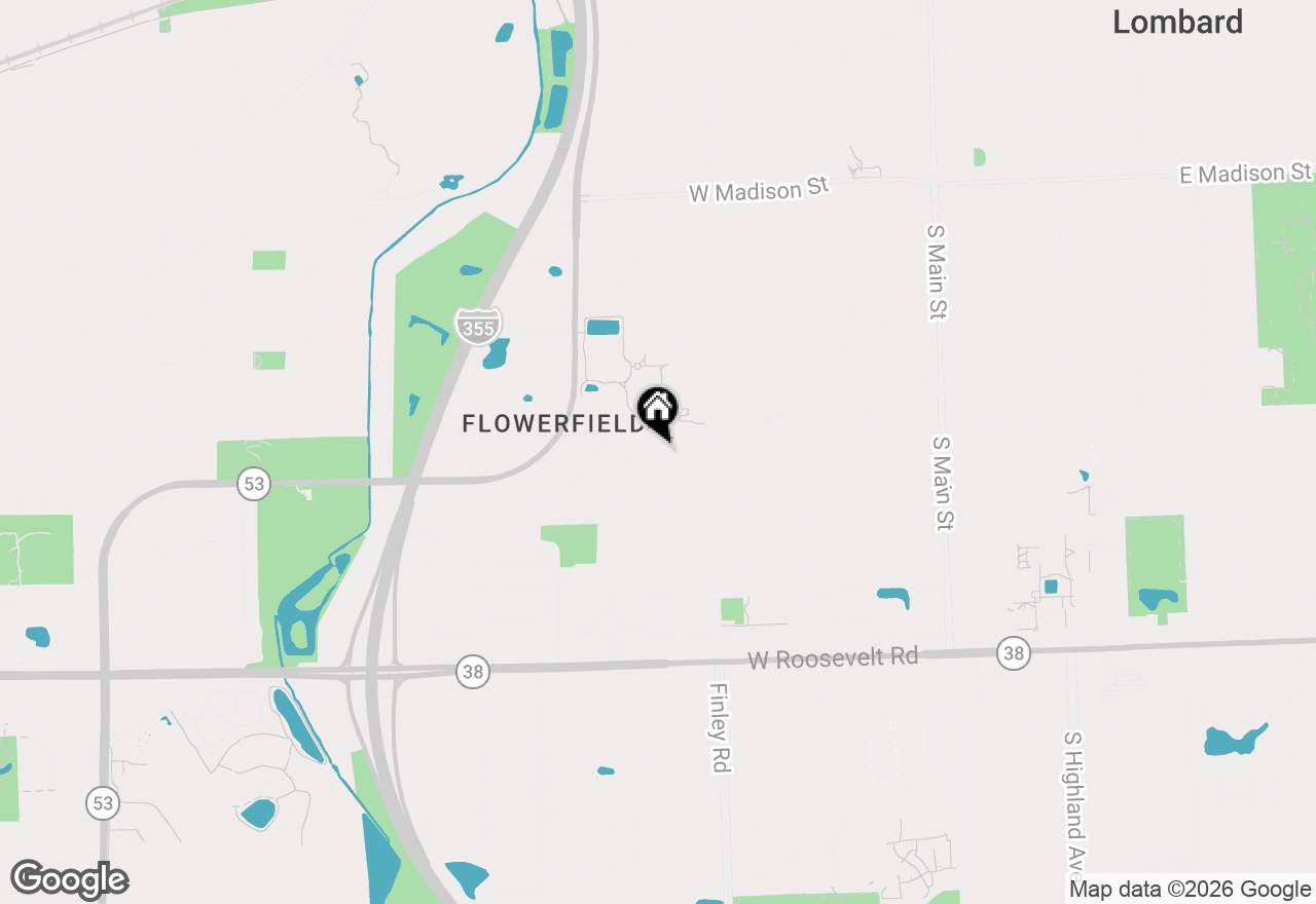 Map of 1007 Highmoor Road, Lombard, IL 60148