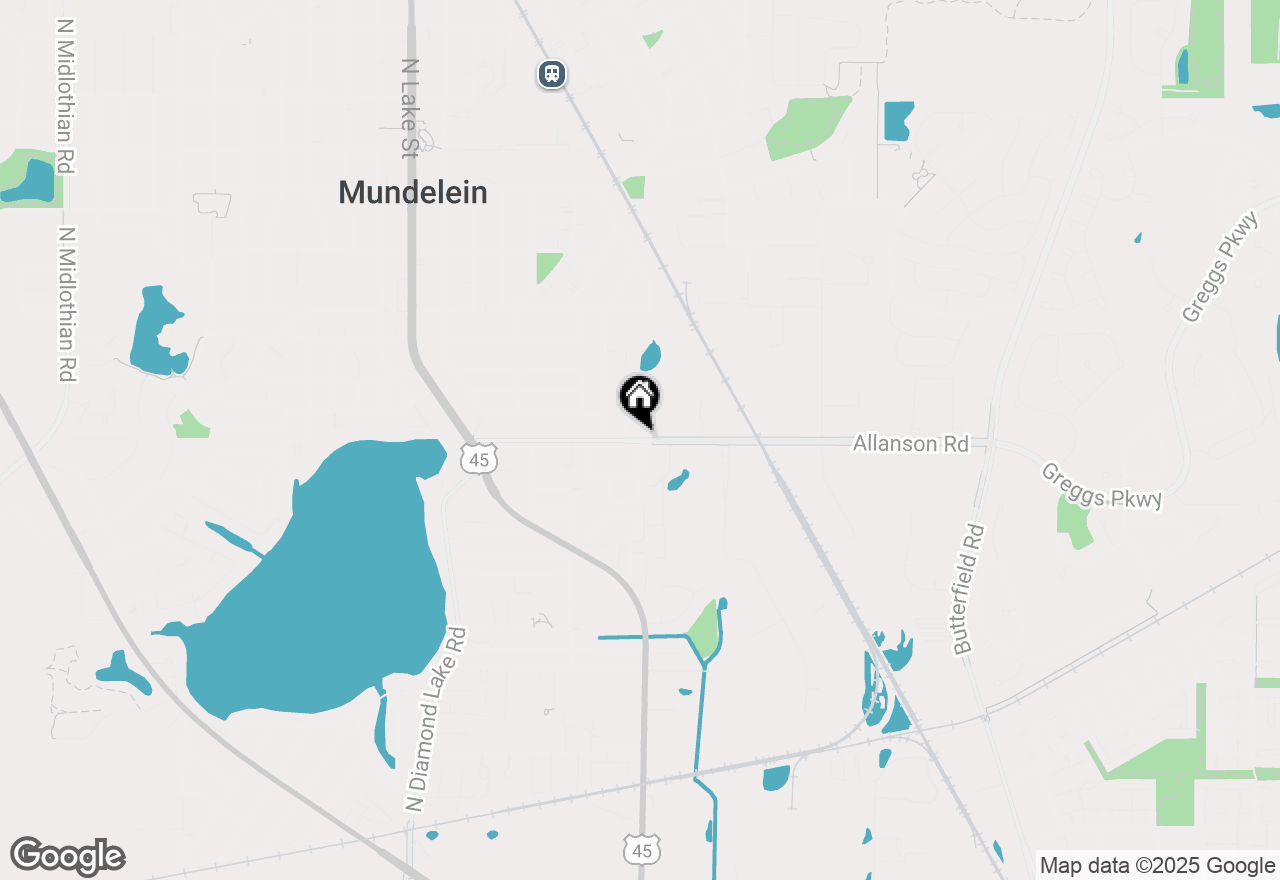 Map of 640 Allanson Road, Mundelein, IL 60060