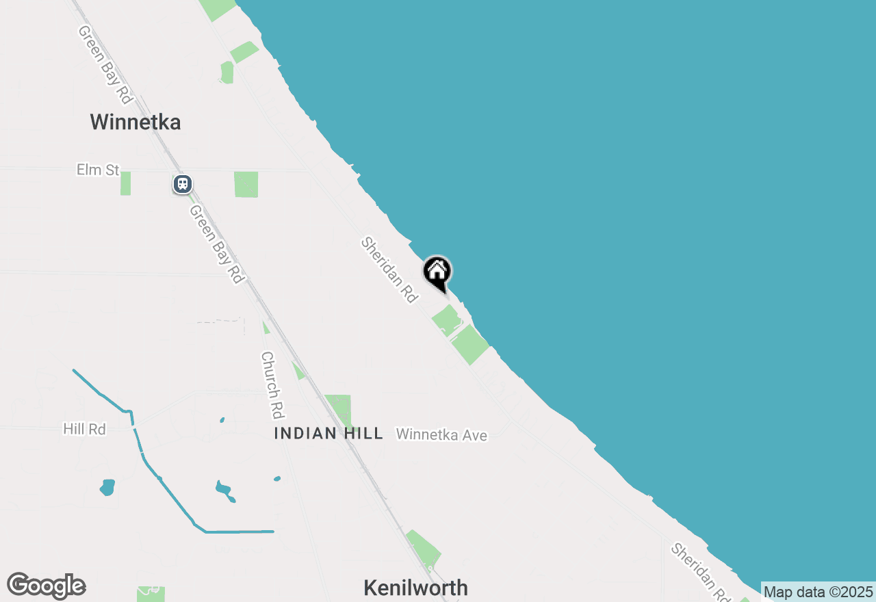 Map of 319 Sheridan Road, Winnetka, IL 60093