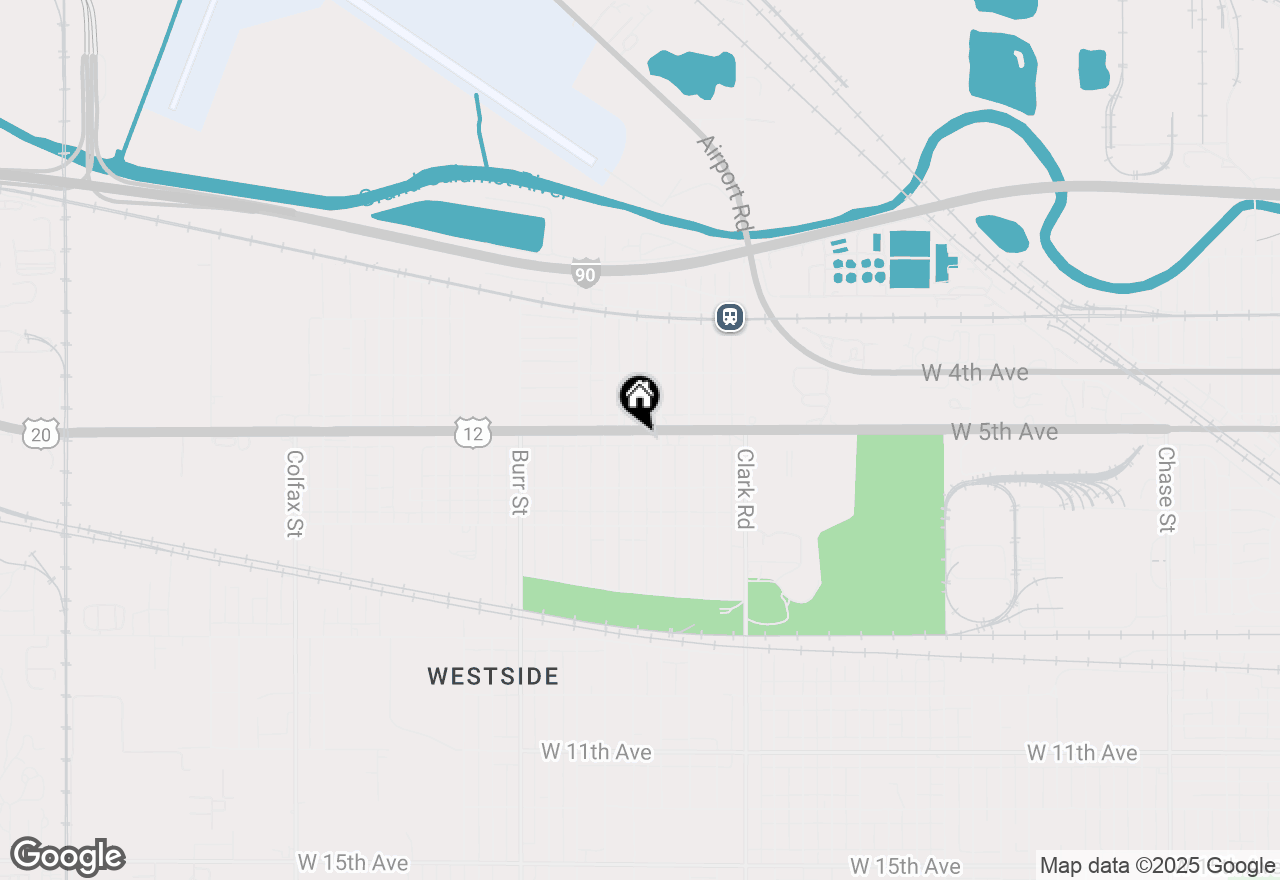 Map of 4921-31 W 5th Avenue, Gary, IN 46406